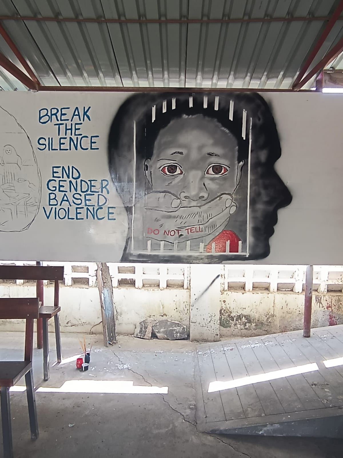Break the Silence mural, view 2