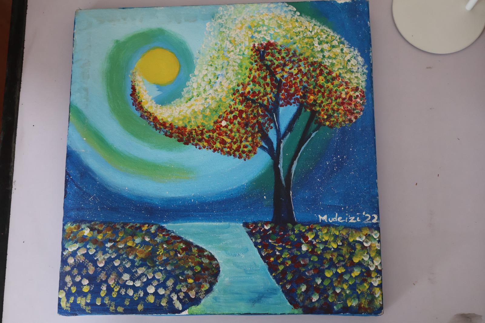 Light Glows painting
